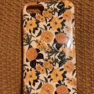 Yellow Floral iPhone 8 Case